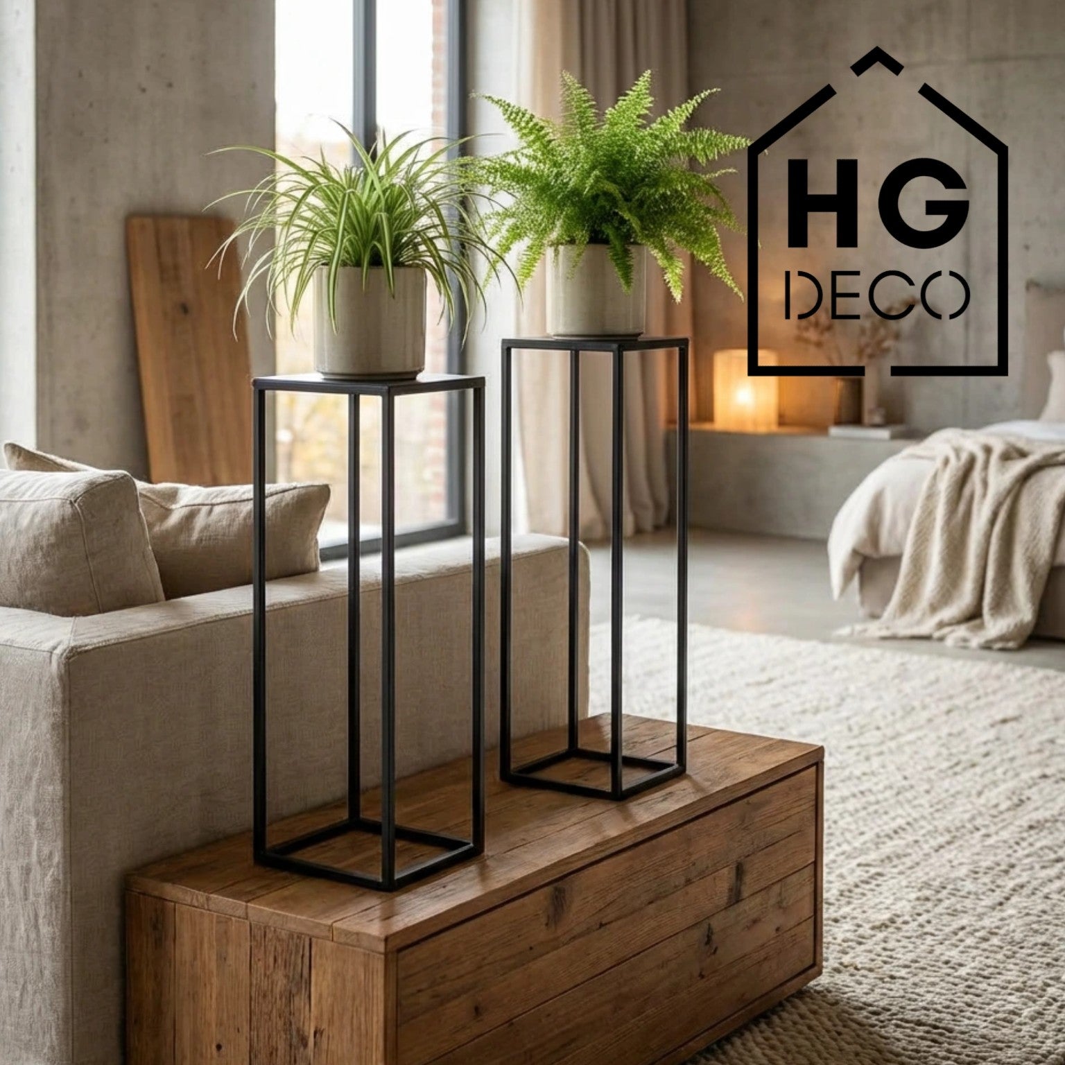 Flower Stand PREMIUM 75 Black HGDECO