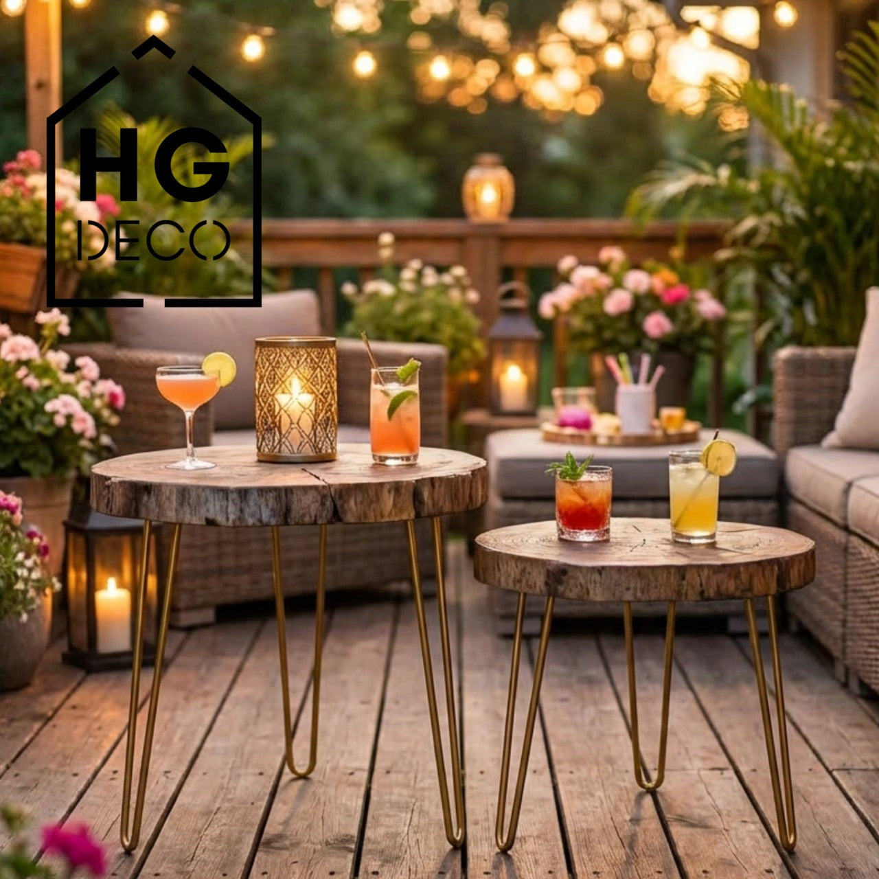 Noga do stolika kawowego ławy DP50 złoty HGDECO