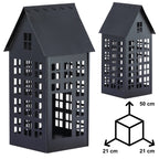 LUMI XL black house lantern HGDECO