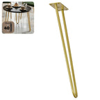 Noga do stolika kawowego DP40 złoty HGDECO