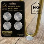 Set of clear furniture feet pads 4 pcs. HGDECO