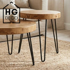 Noga do stolika kawowego ławy DP50 czarny HGDECO