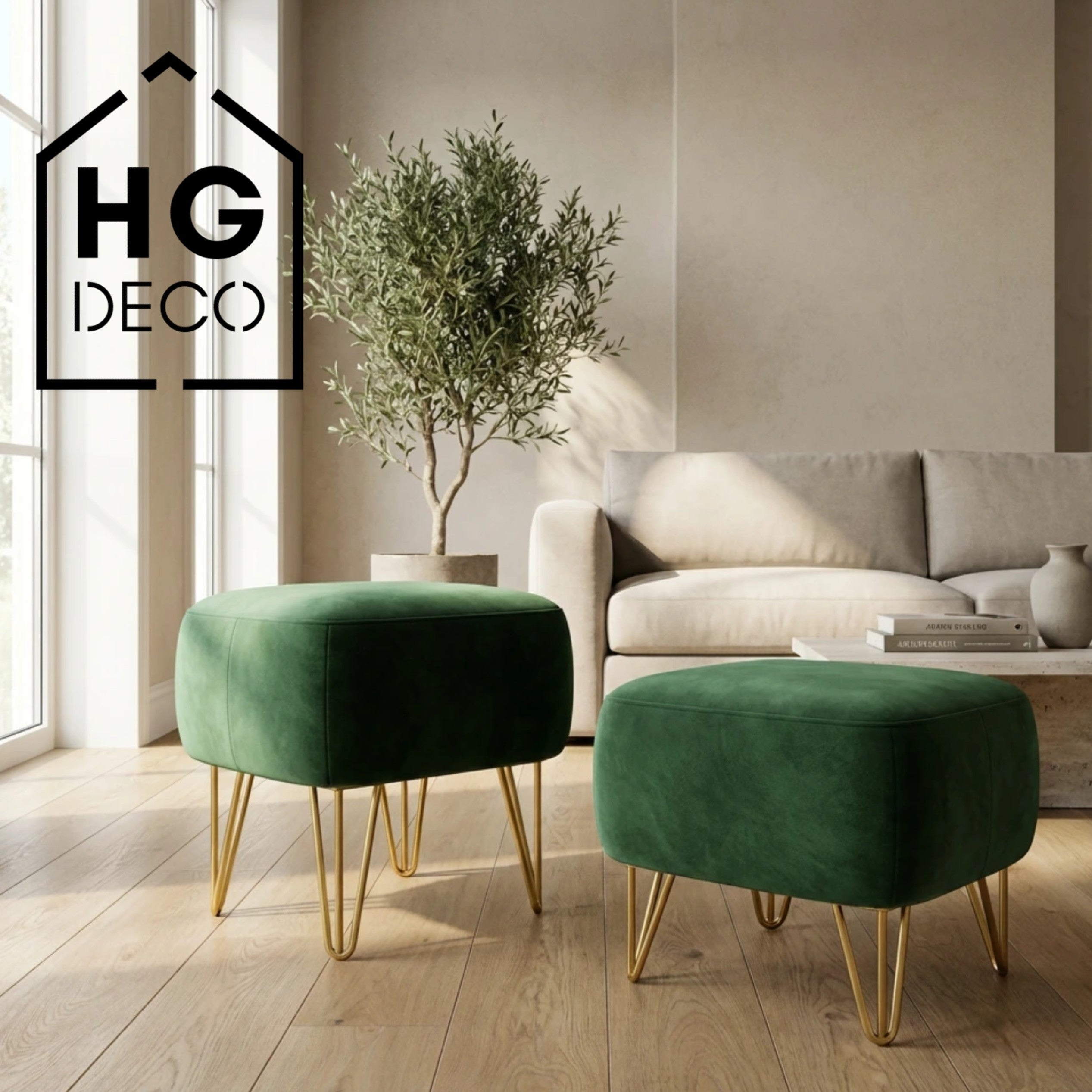 Noga meblowa do szafki pufy TL25 złoty HGDECO