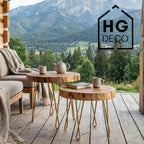 Noga do stolika kawowego DX40 złoty HGDECO