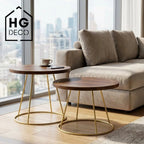 RING 40 cm gold coffee table frame HGDECO