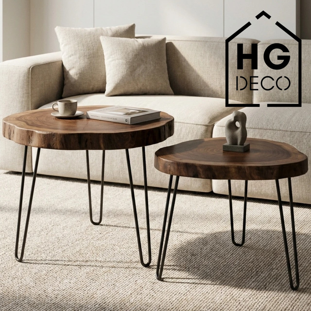 Noga do stolika kawowego DP40 czarny HGDECO