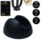 Set of black furniture leg pads, 4 pcs. HGDECO