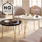 Noga do stolika kawowego ławy DX50 złoty HGDECO