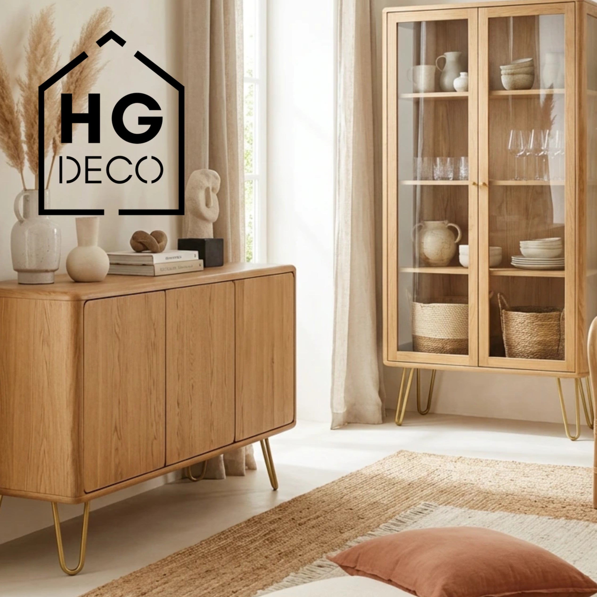 Leg for cabinet dresser ottoman DP25 gold HGDECO