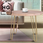 Noga do stolika kawowego ławy DP50 pastelowo złoty HGDECO