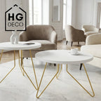 FIN 50 cm gold furniture legs for coffee table HGDECO