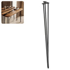 Noga meblowa do stołu biurka konsoli TL80 czarny HGDECO