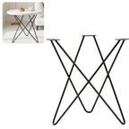 STAR 50 cm Black Coffee Table Frame by HGDECO